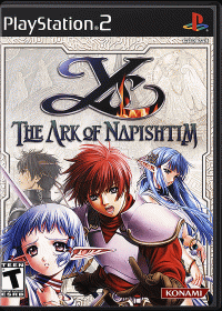 Ys The Ark of Napishtim Playstation 2 US box art